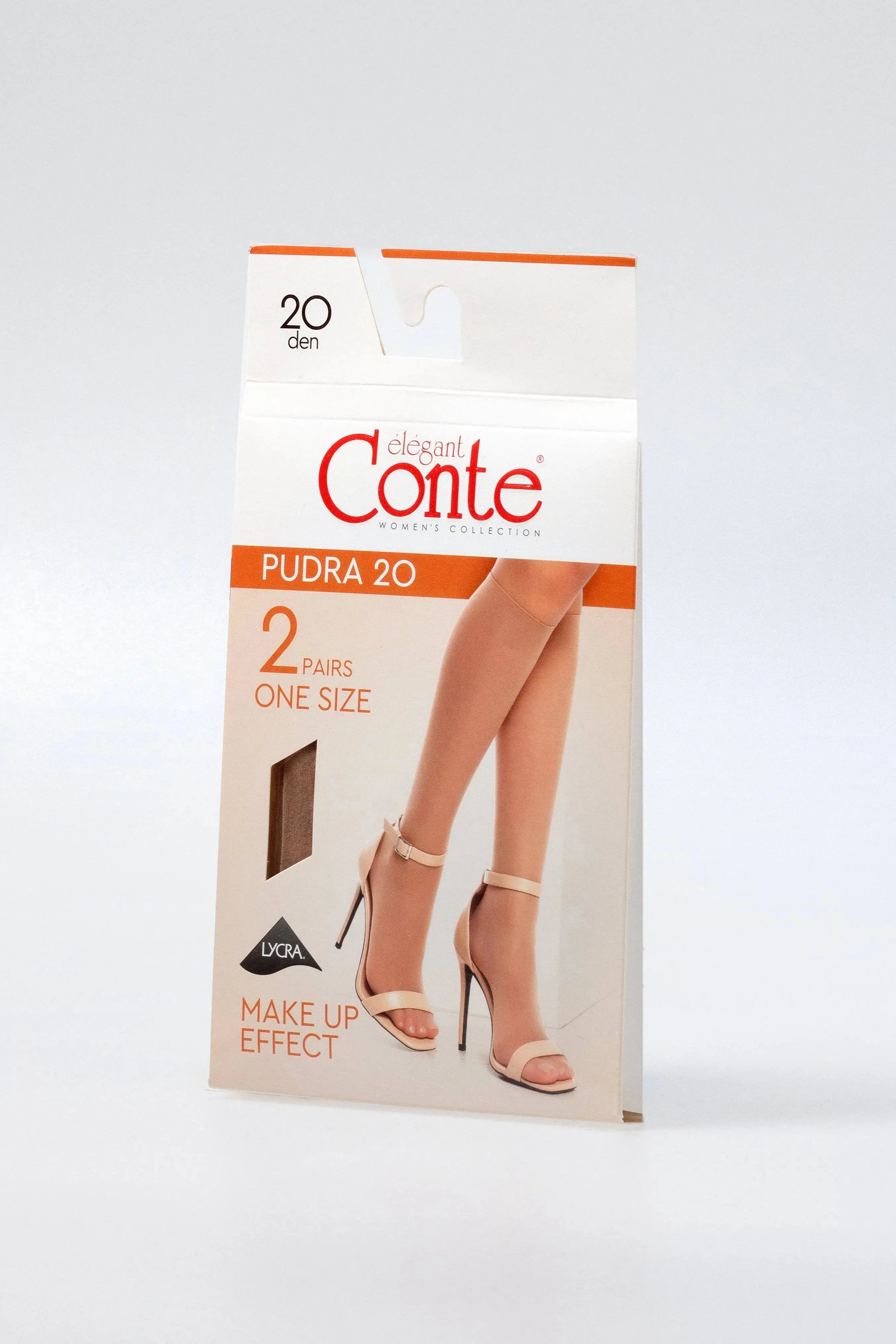 TheRanok.com Knee Highs Conte Pudra 20 Den (2 pairs) — alternative angle