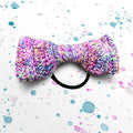Darn Good Yarn Party Animal Bow Tie Crochet Kit — construction detail