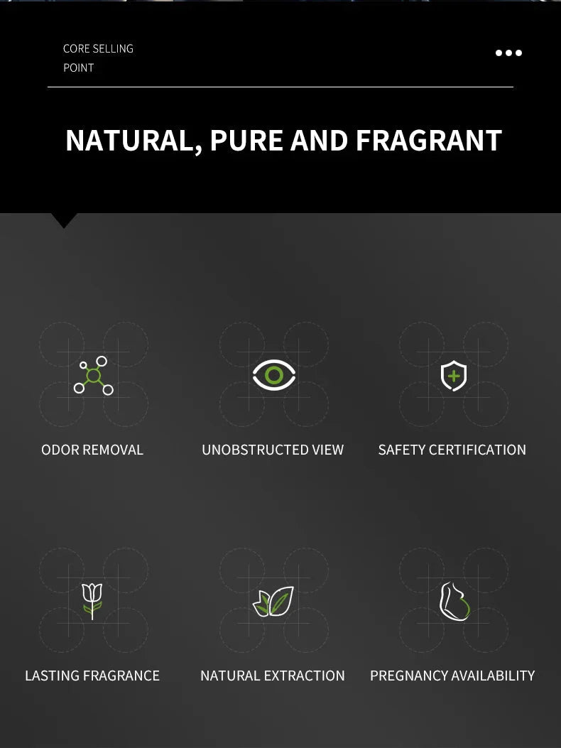 Perfume Car perfume, a car fragrance used for car interior accessories, a long-term car air freshener, keep charming and fresh