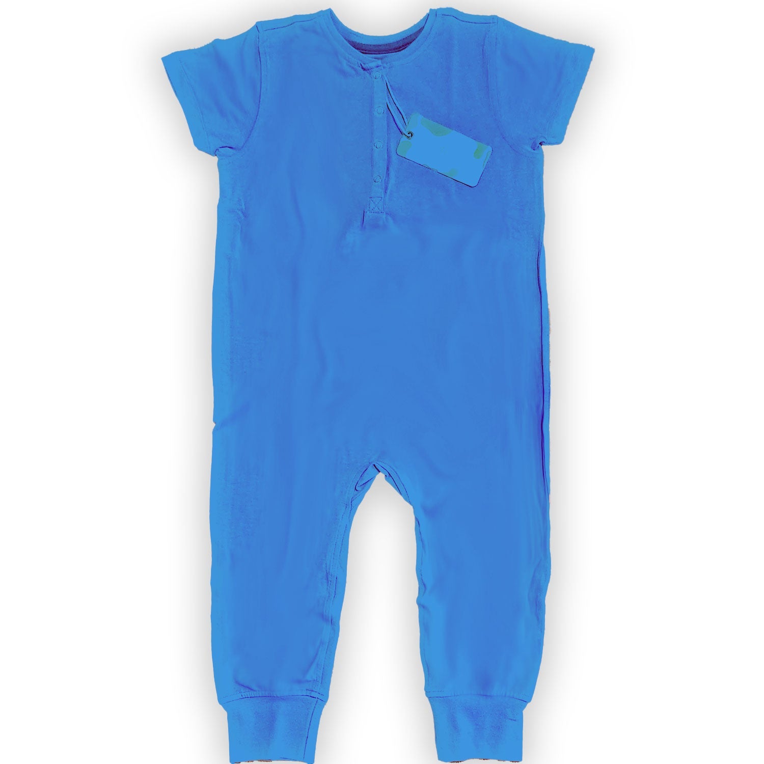 ParkerandTalia Ultimate Comfort Playsuit- BLUE — in-use photo