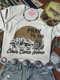 Wild Junkie Pray Til The Cows Come Home Graphic Tee — main product shot