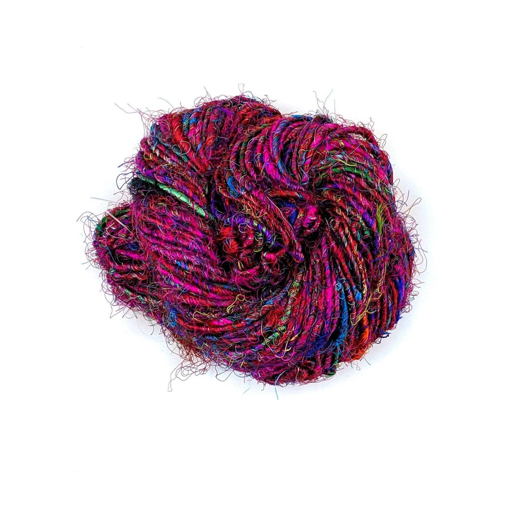Darn Good Yarn Darn Good Yarn Premium Sari Silk Handspun Yarn — main product shot