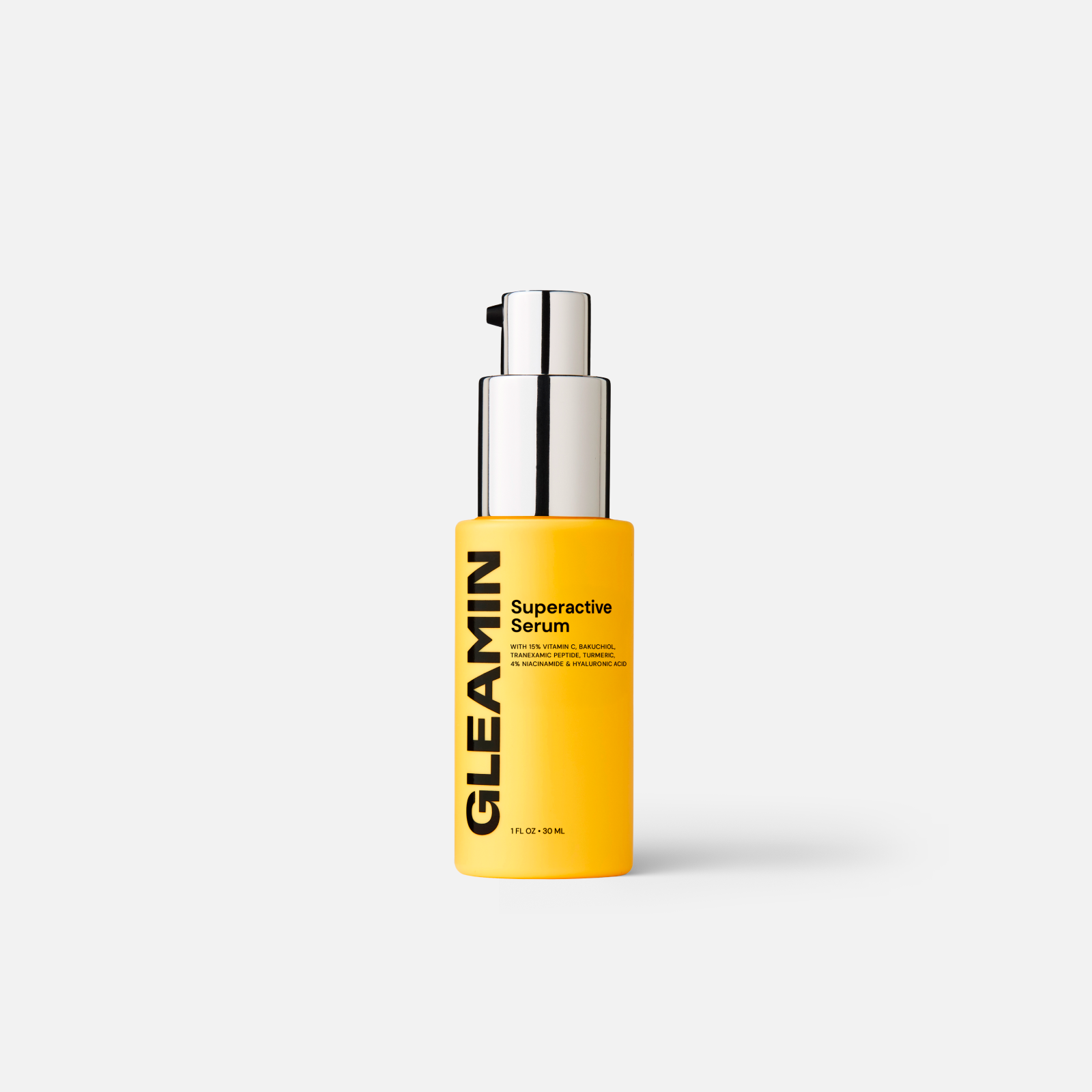 Gleamin Superactive Serum — dropper bottle product shot