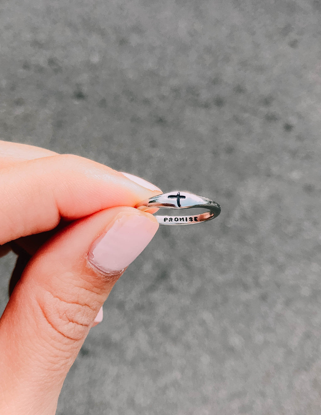 Elevated Faith Promise Ring — lifestyle context