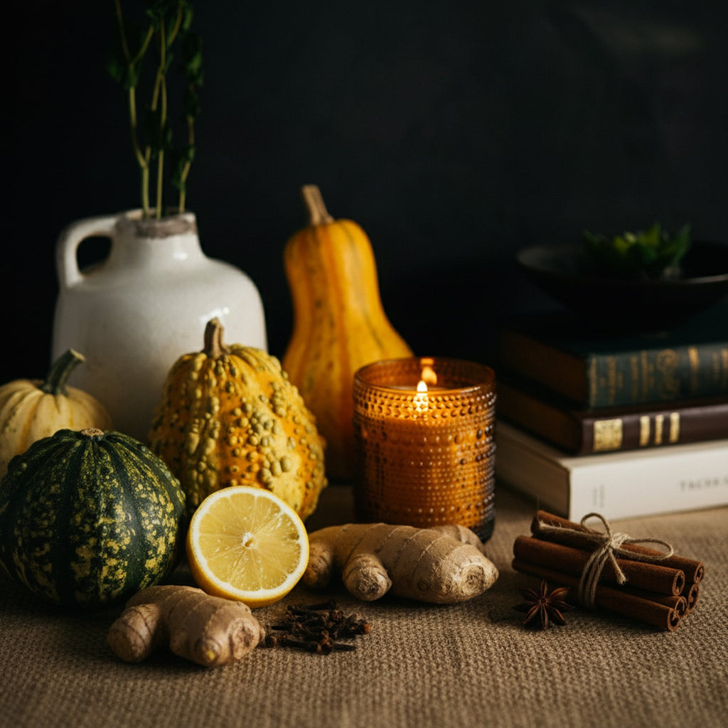 Bluecorn Candles Pumpkin Spice Candle - Aromática — construction detail