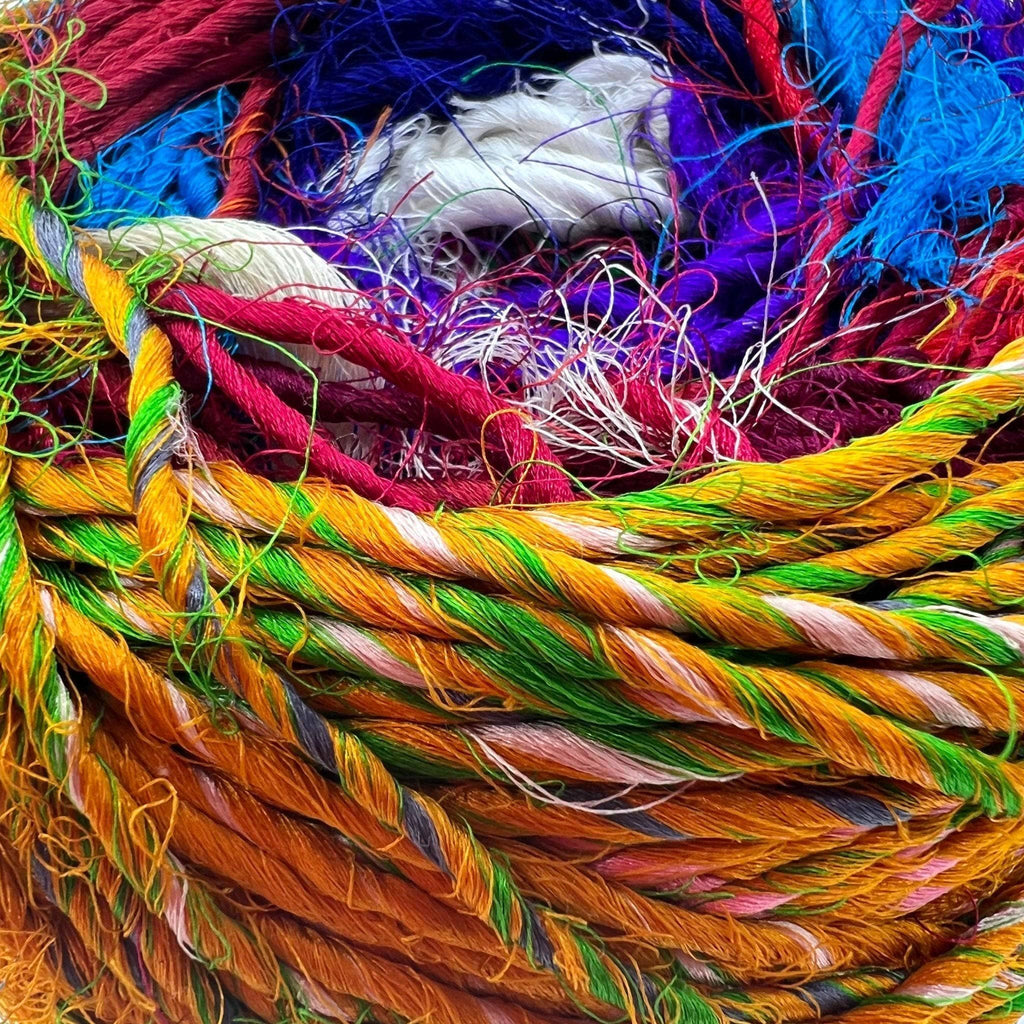 Darn Good Yarn Darn Good Yarn Recycled Silk Yarn "Spice Market" — yarn category context