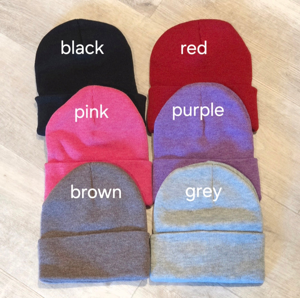 Rewarding Rover LLC Laekenois Embroidered Beanie, Belgian Shepherd Gift, Dog Mom Hat, Knit Cuff Beanie, K9 Trainer Apparel — image 3