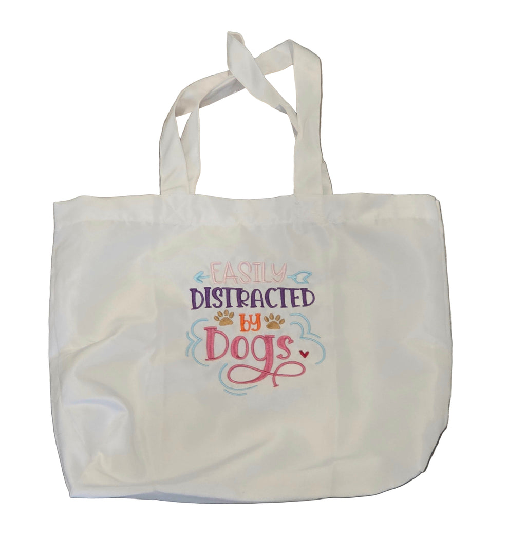 Rewarding Rover LLC Easily Distracted By Dogs Tote Bag — image 1
