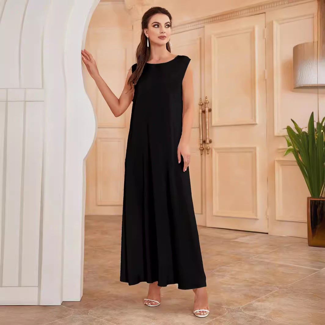 Satin Sleeveless Inner Dress (MA037)