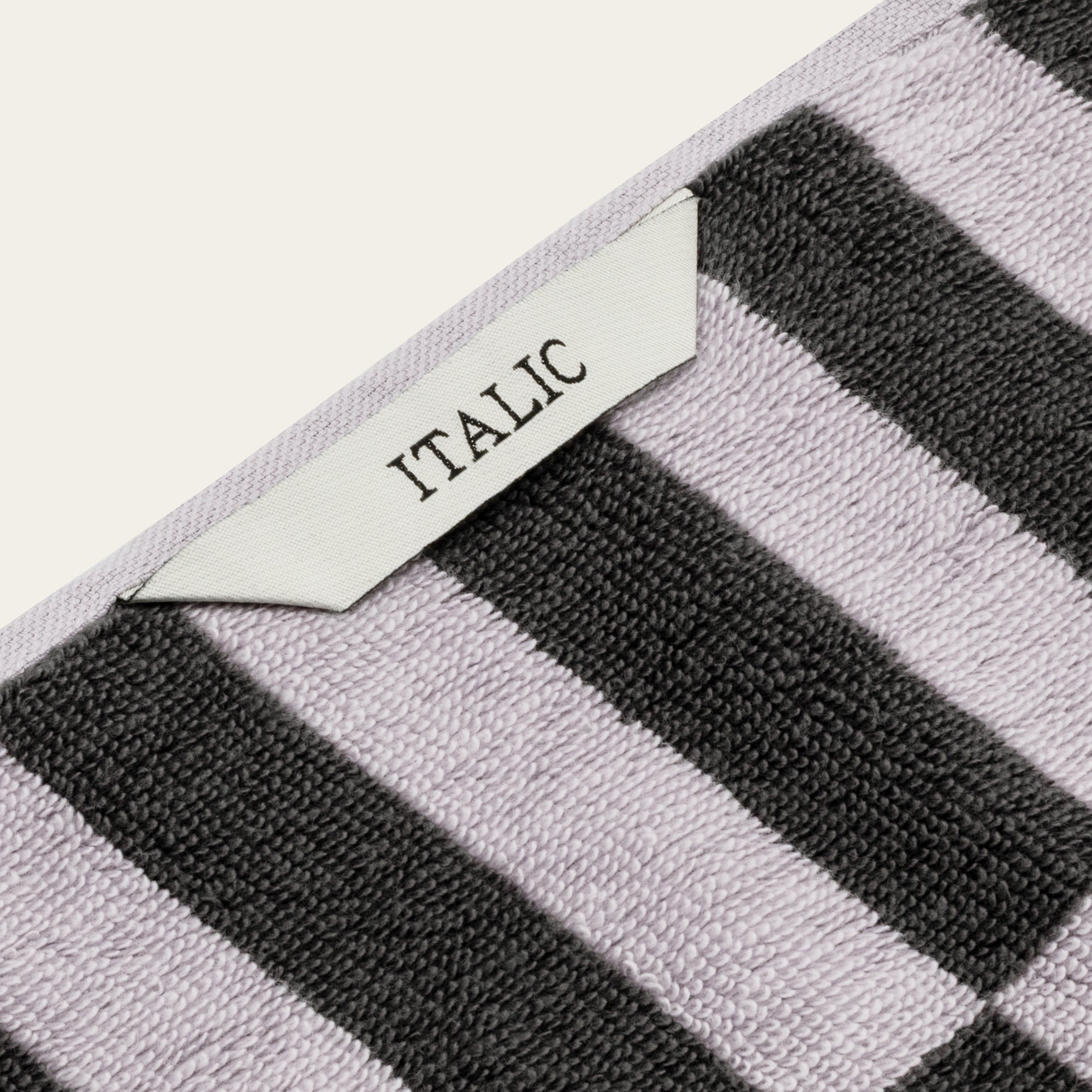 Italic Shadmoor Towels — product on model