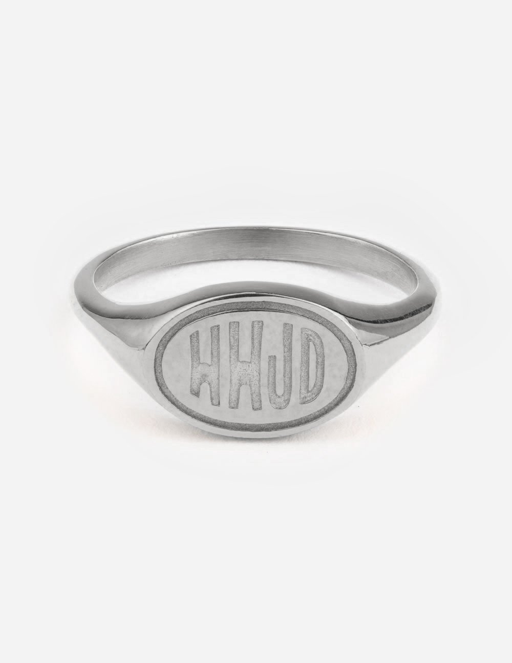 Elevated Faith Silver WWJD Ring — main product shot