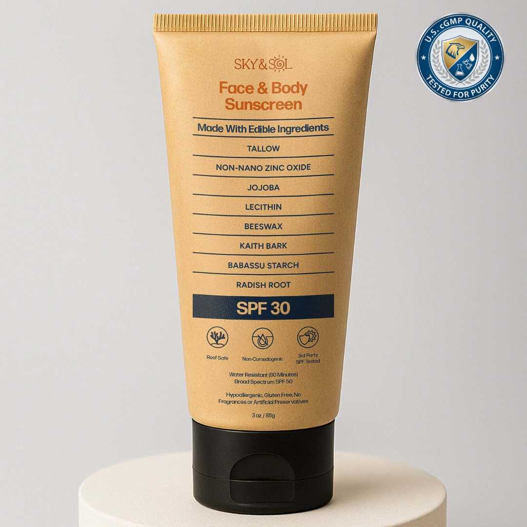 Sky and Sol Everyday Sunscreen SPF 30 — tube product shot