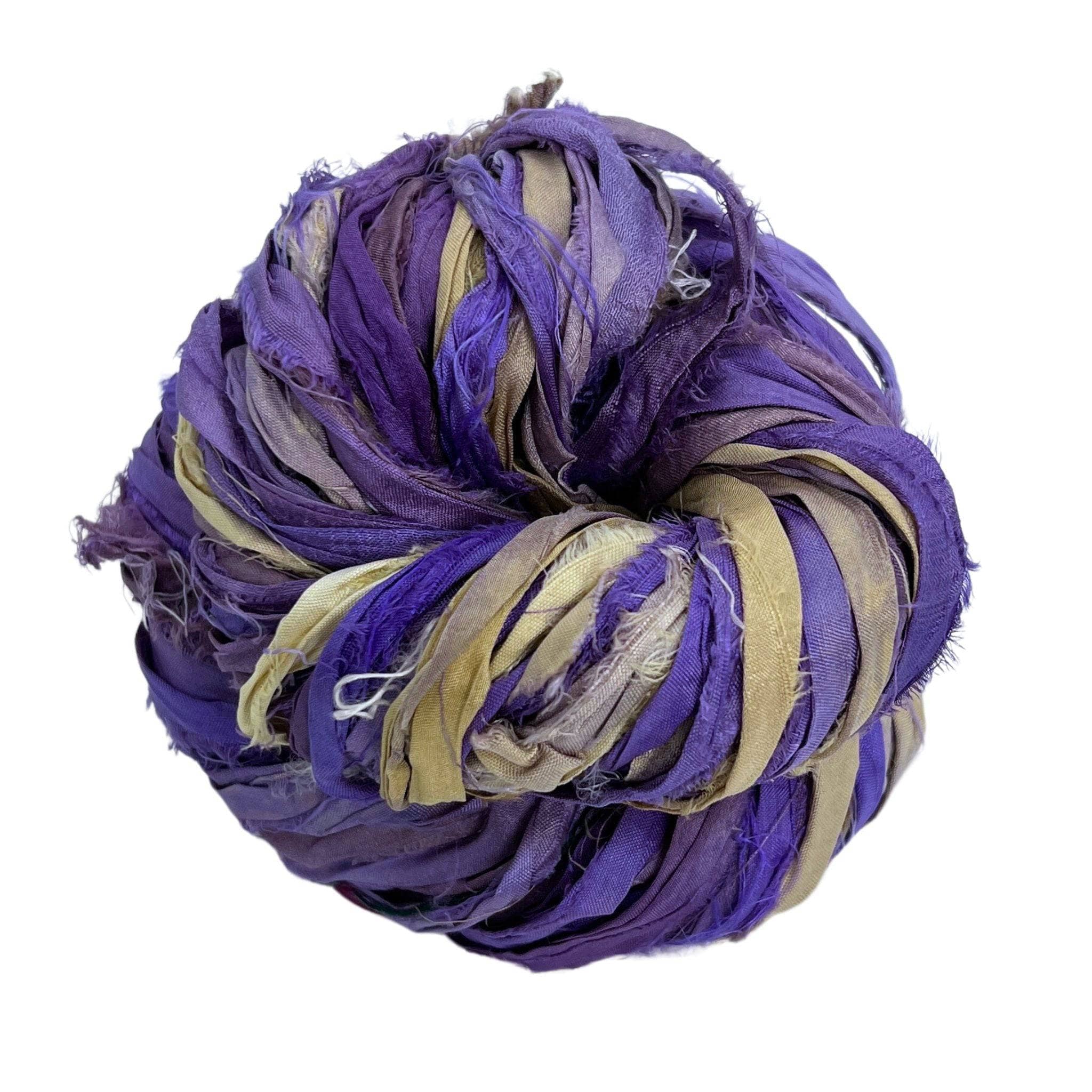 Darn Good Yarn Artisan Recycled Sari Ribbon – Sari Treasures in Every Strand — yarn category context