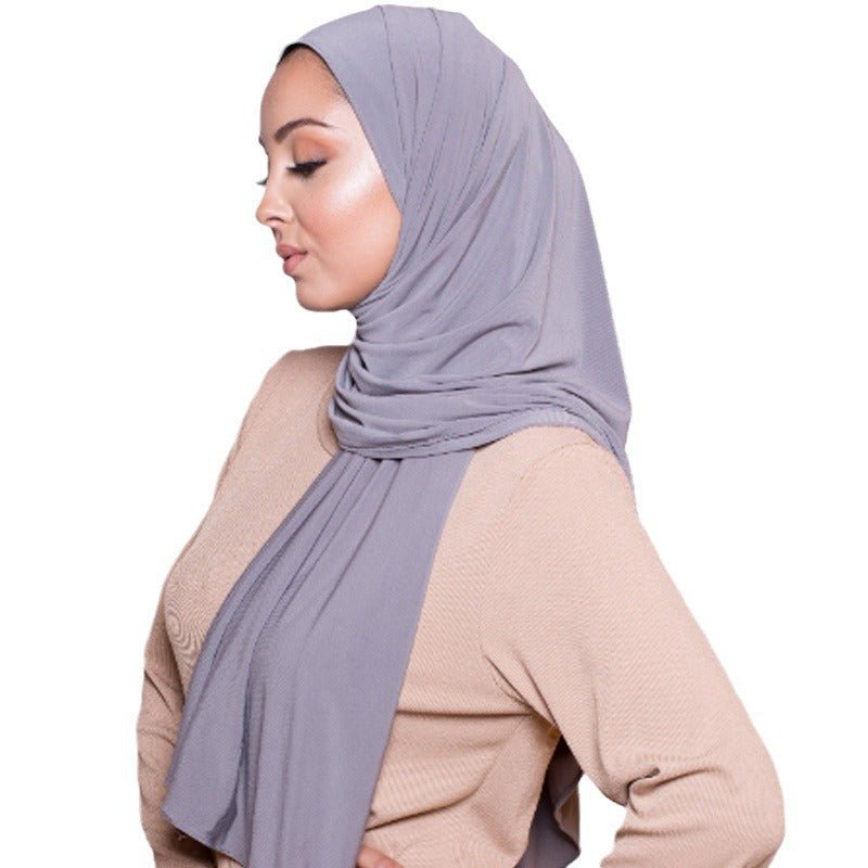 Mariam's Collection Solid Color Versatile Minimalist Hijab (MH190) — lifestyle worn / used context