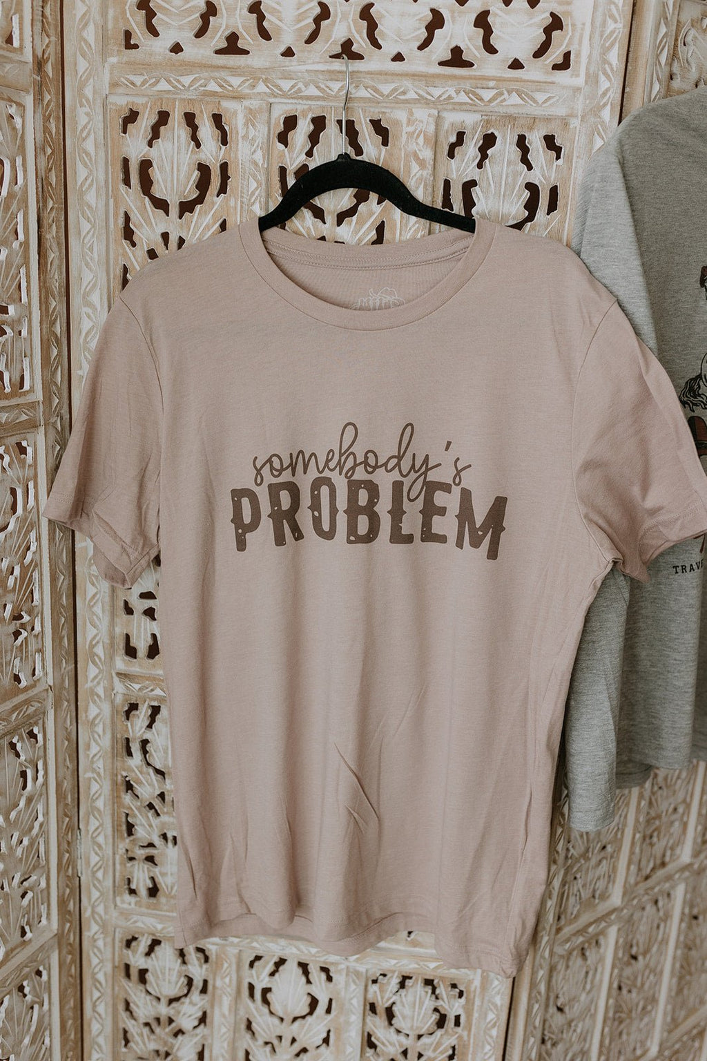 Wild Junkie Somebody's Problem Graphic Tee — detail close-up