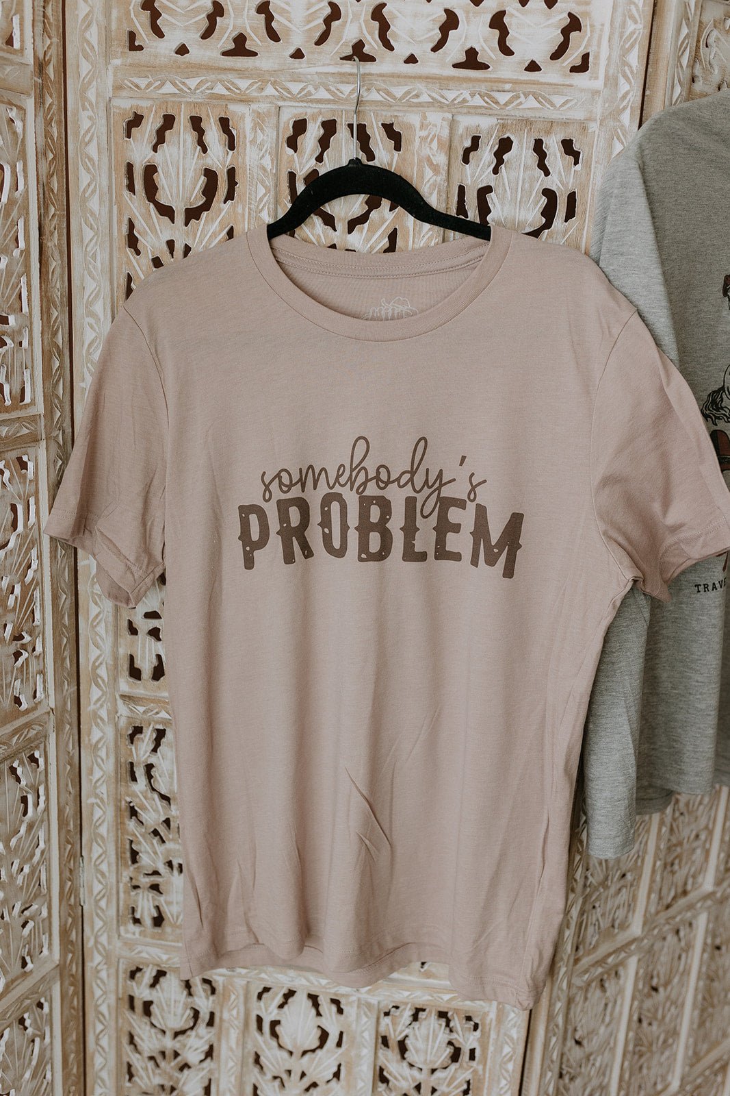 Wild Junkie Somebody's Problem Graphic Tee — detail close-up
