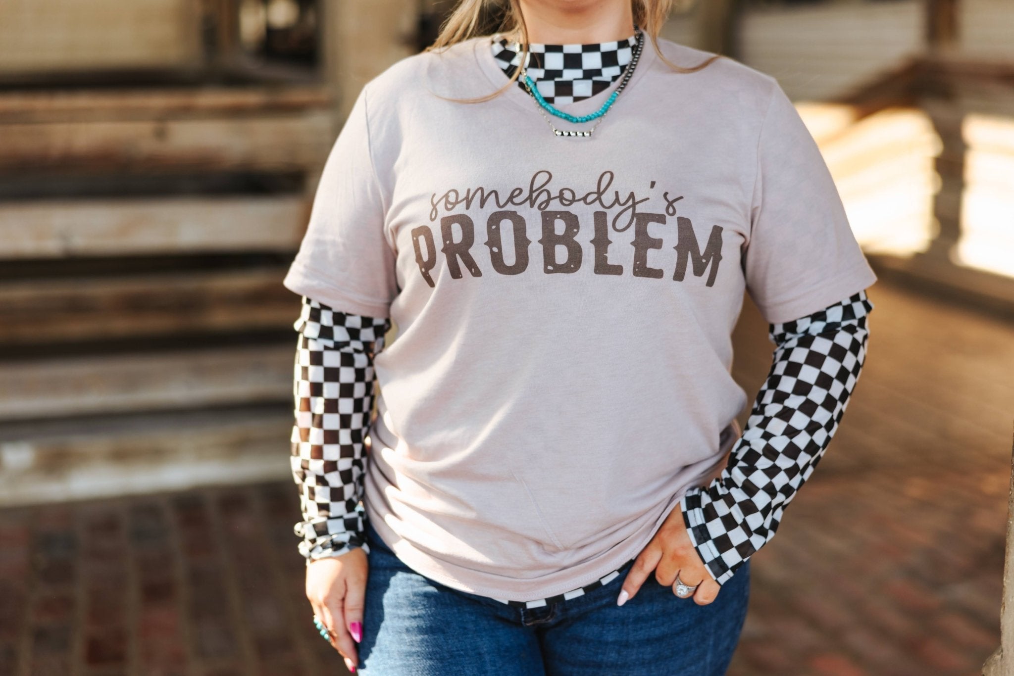 Wild Junkie Somebody's Problem Graphic Tee — lifestyle context