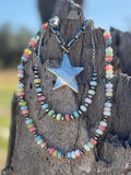 Wild Junkie Sterling Silver Spring Pastel Opal Chain Necklace — main product shot