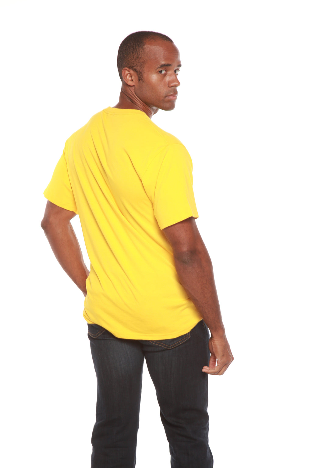 Spun Bamboo Clearance Men's Bamboo Short Sleeve T-Shirt - Classic Cut — product on model