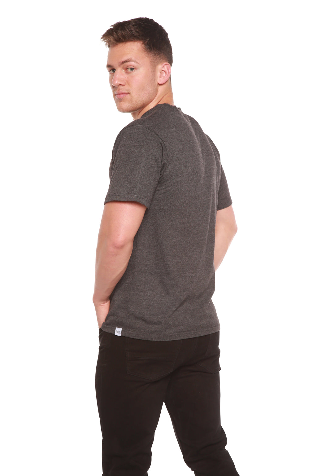 Spun Bamboo Clearance Men's Bamboo Short Sleeve T-Shirt - Classic Cut — alternative angle