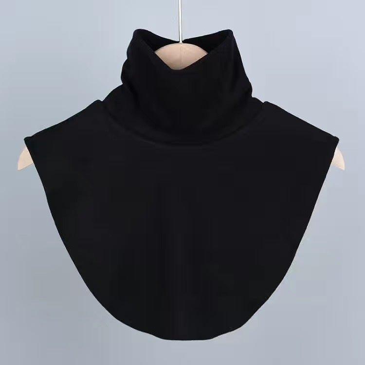 Mariam's Collection Thickened High-Neck Base Layer Decorative Detachable Collar (MAC297) — lifestyle worn / used context