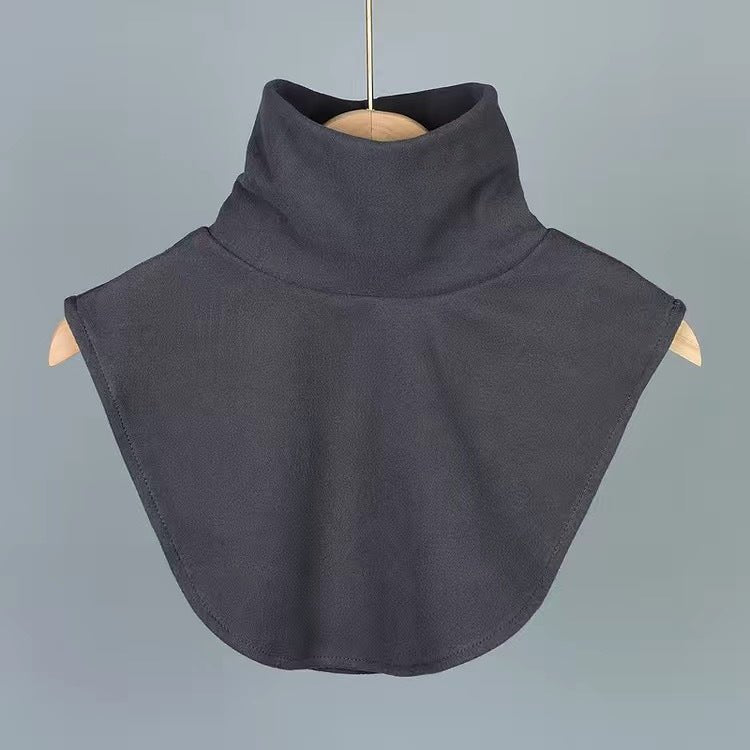 Mariam's Collection Thickened High-Neck Base Layer Decorative Detachable Collar (MAC297) — Mariam's Collection branding close-up