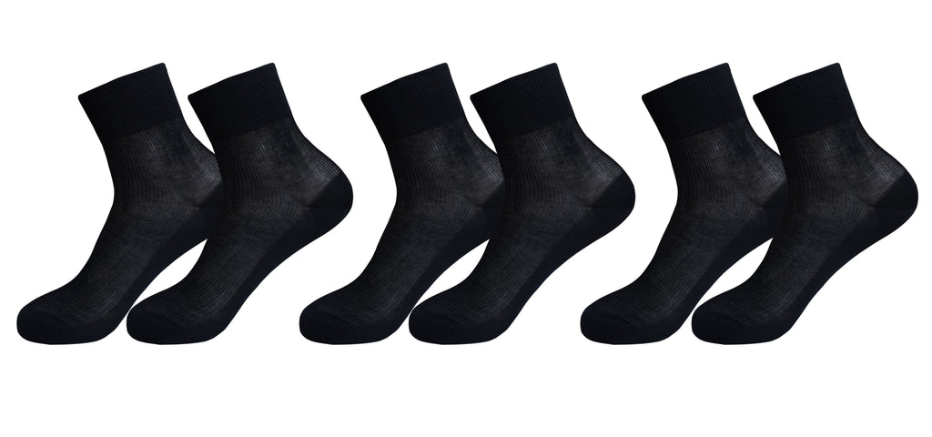 tittimitti tittimitti® 100% Mercerized "Filo di Scozia" Cotton Men's Dress & Trouser Socks 3-Pack. Made in Italy — main produ