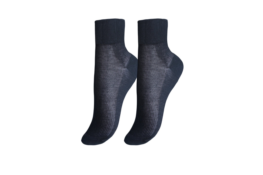 tittimitti tittimitti® 100% Mercerized Cotton "Filo di Scozia" Women's Ankle Socks. 1 Pair. Made in Italy. — main product sho