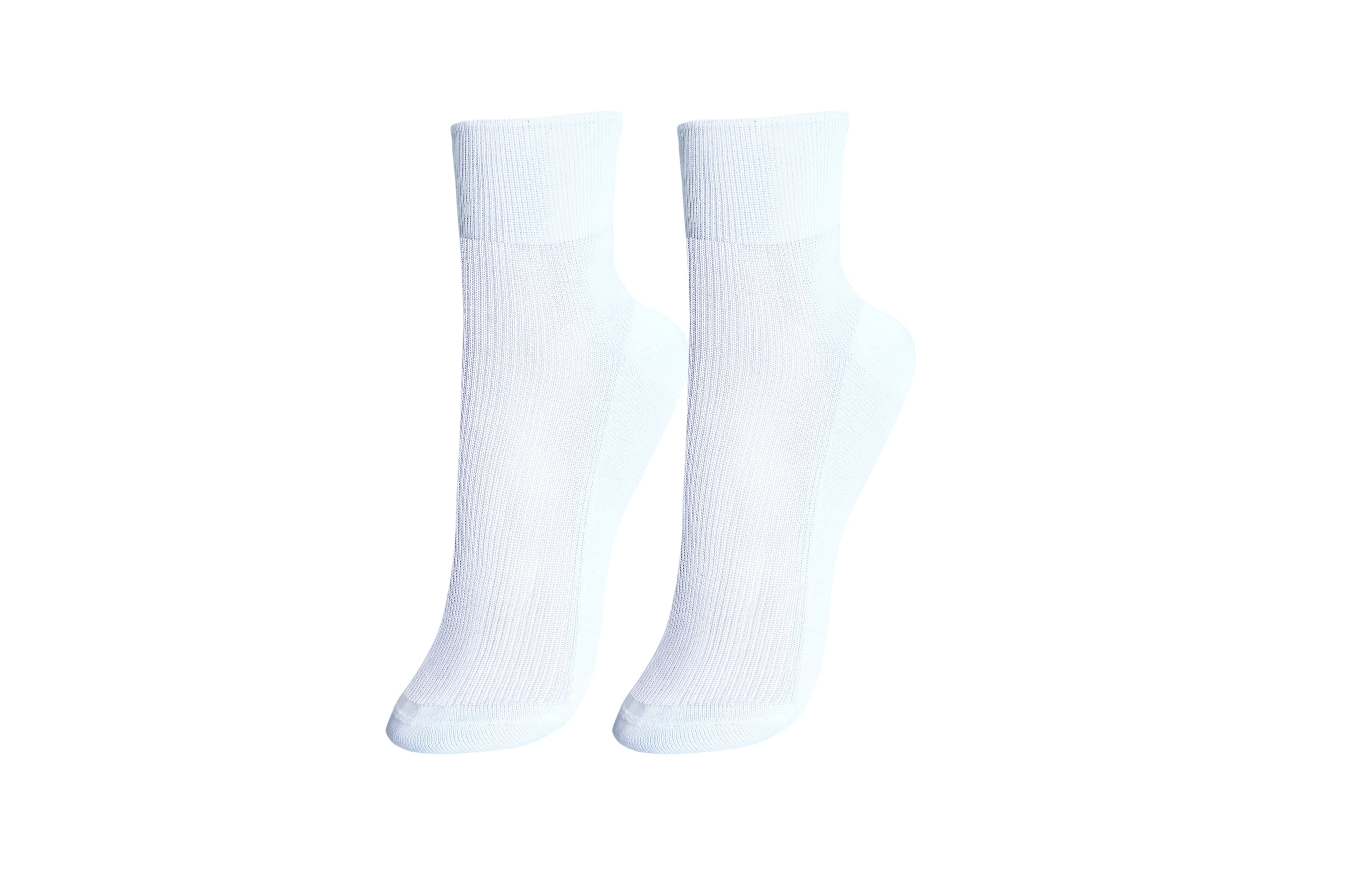 tittimitti tittimitti® 100% Mercerized Cotton "Filo di Scozia" Women's Ankle Socks. 1 Pair. Made in Italy. — detail close-up