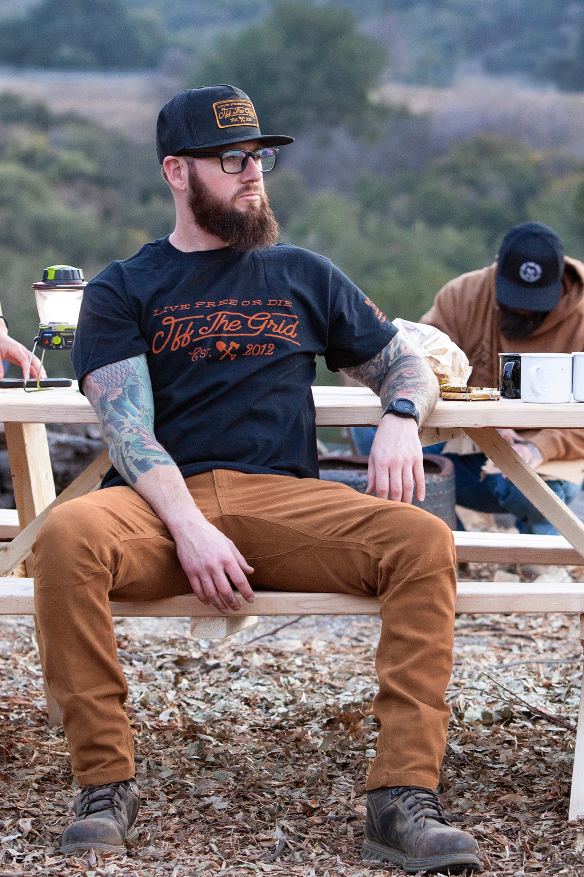 Off The Grid Surplus Trailblazer Taper Fit Pants - TOB — detail close-up