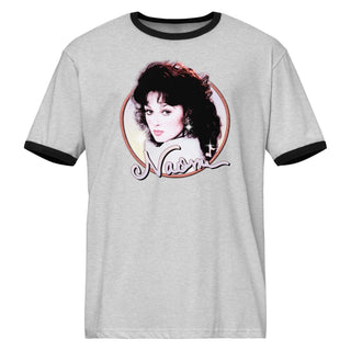 Naomi Retro Glow Unisex Ringer T-shirt