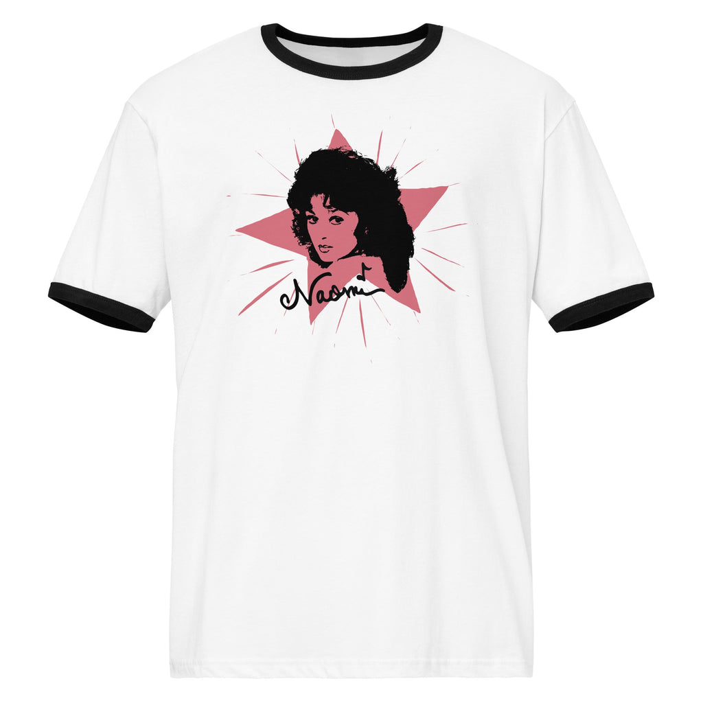 Naomi Retro Star Unisex Ringer T-shirt