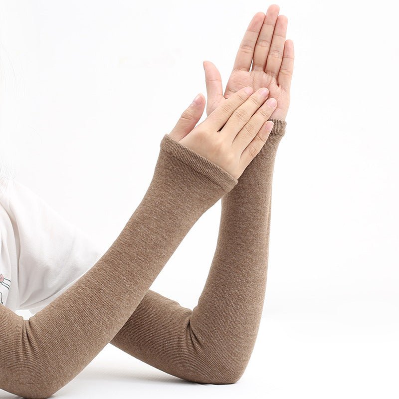 Mariam's Collection Warm Detachable Elastic Sleeve Cuffs (MAC298) — construction detail