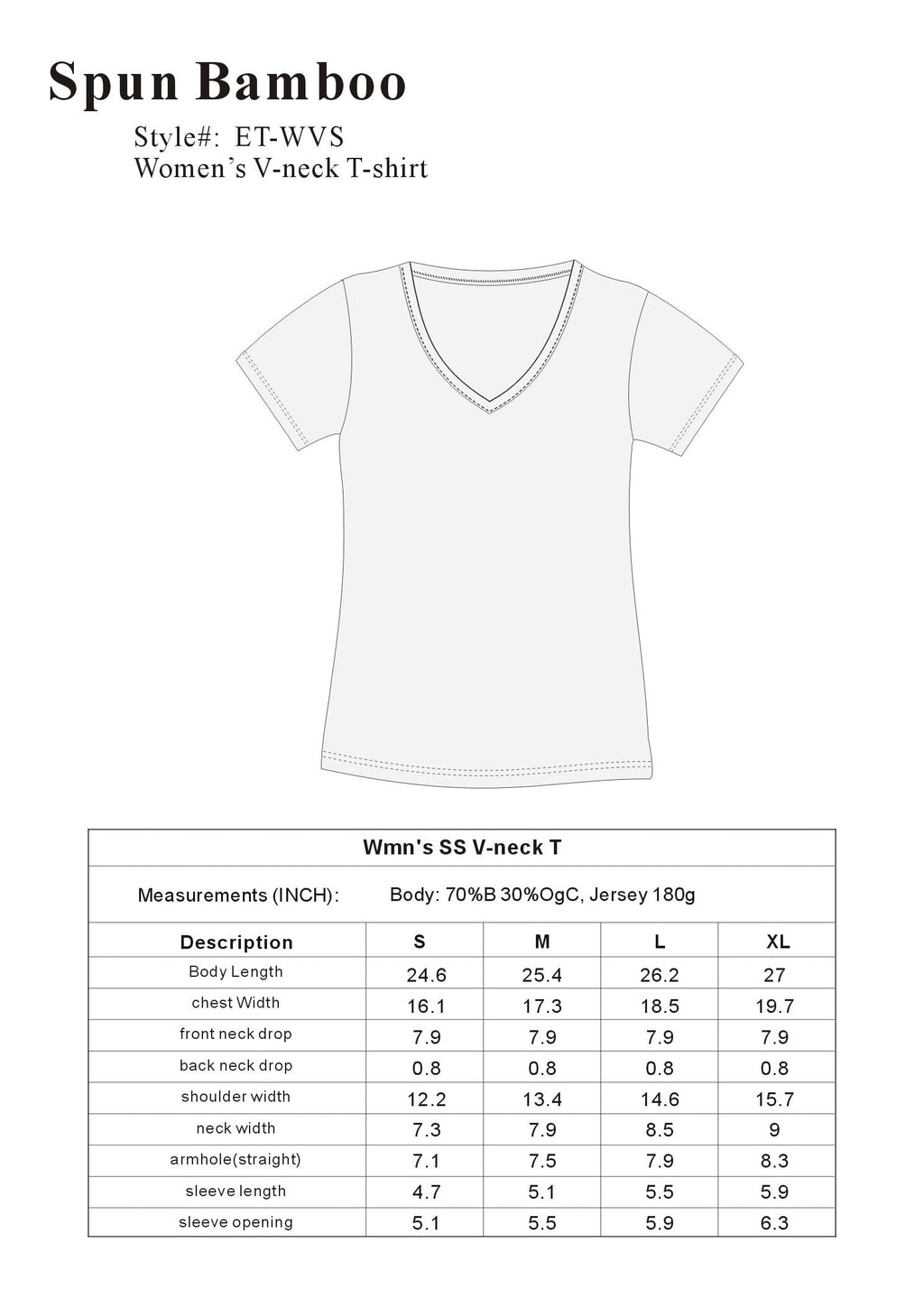 Spun Bamboo Women's Bamboo Viscose/Cotton V-Neck Cap Sleeve T-Shirt — lifestyle context