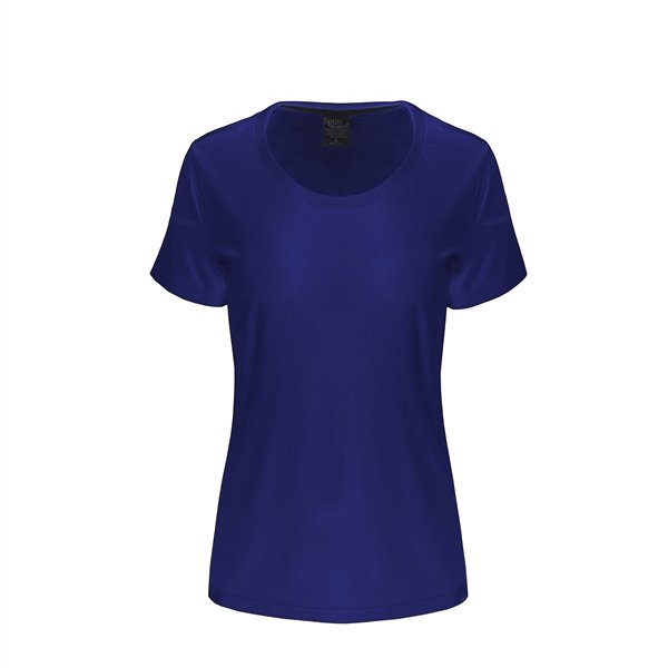 Spun Bamboo Women's Bamboo/Cotton Short Sleeve Scoop Neck T-Shirt — side view