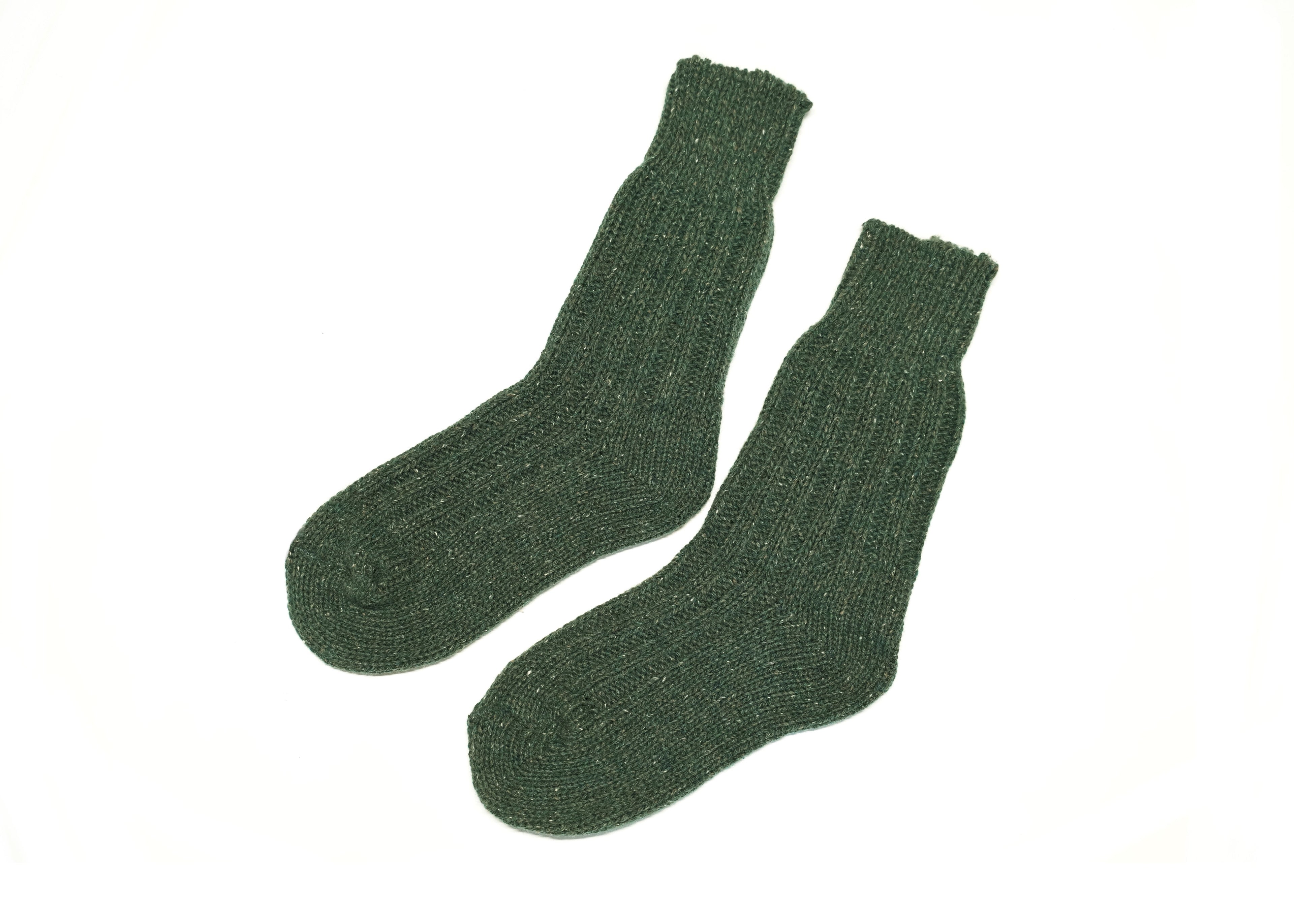 tittimitti tittimitti® Women’s Wool Silk Socks – Soft Warm Luxury Crew Socks (Made in Italy) — back view
