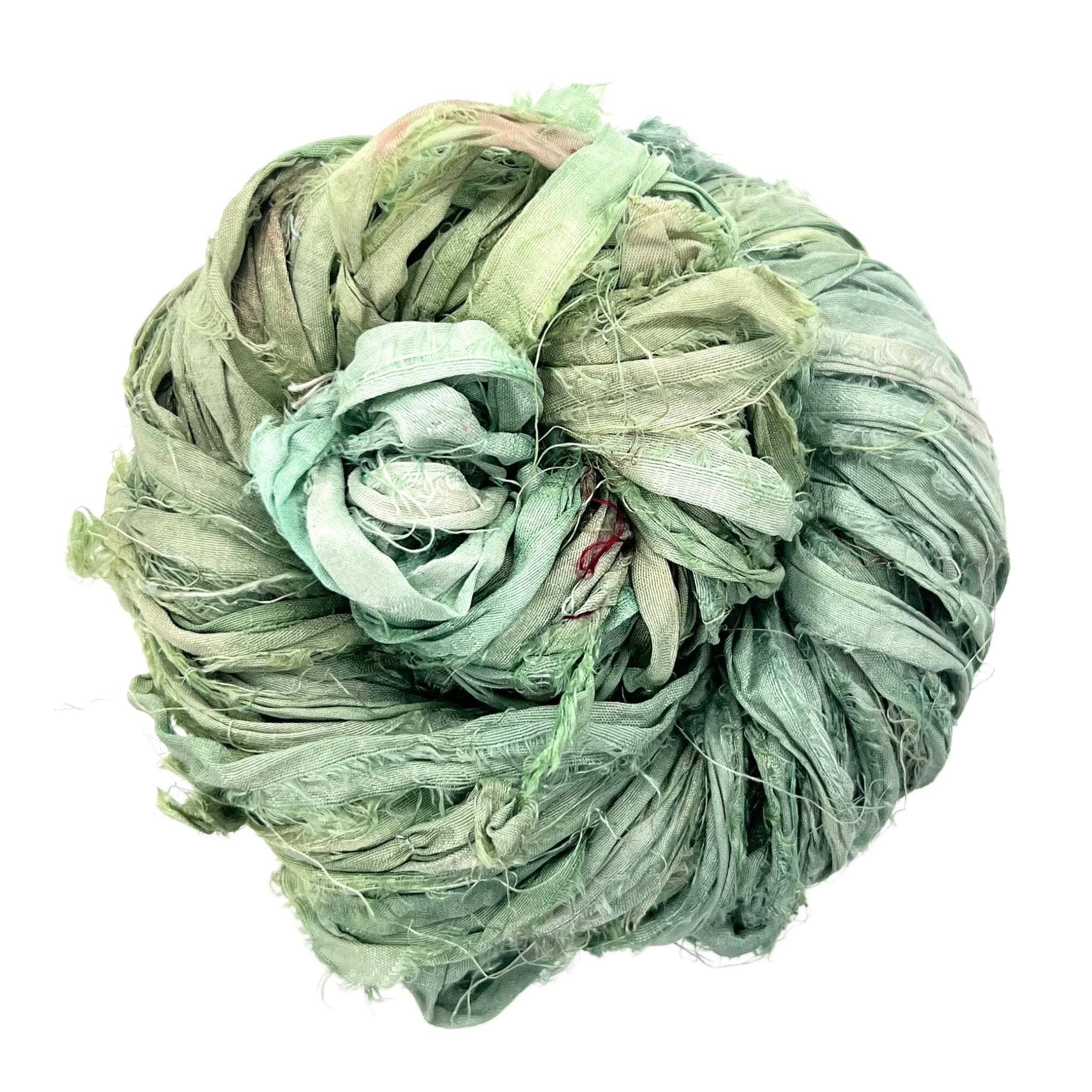 Darn Good Yarn Artisan Recycled Sari Ribbon – Sari Treasures in Every Strand — main product shot