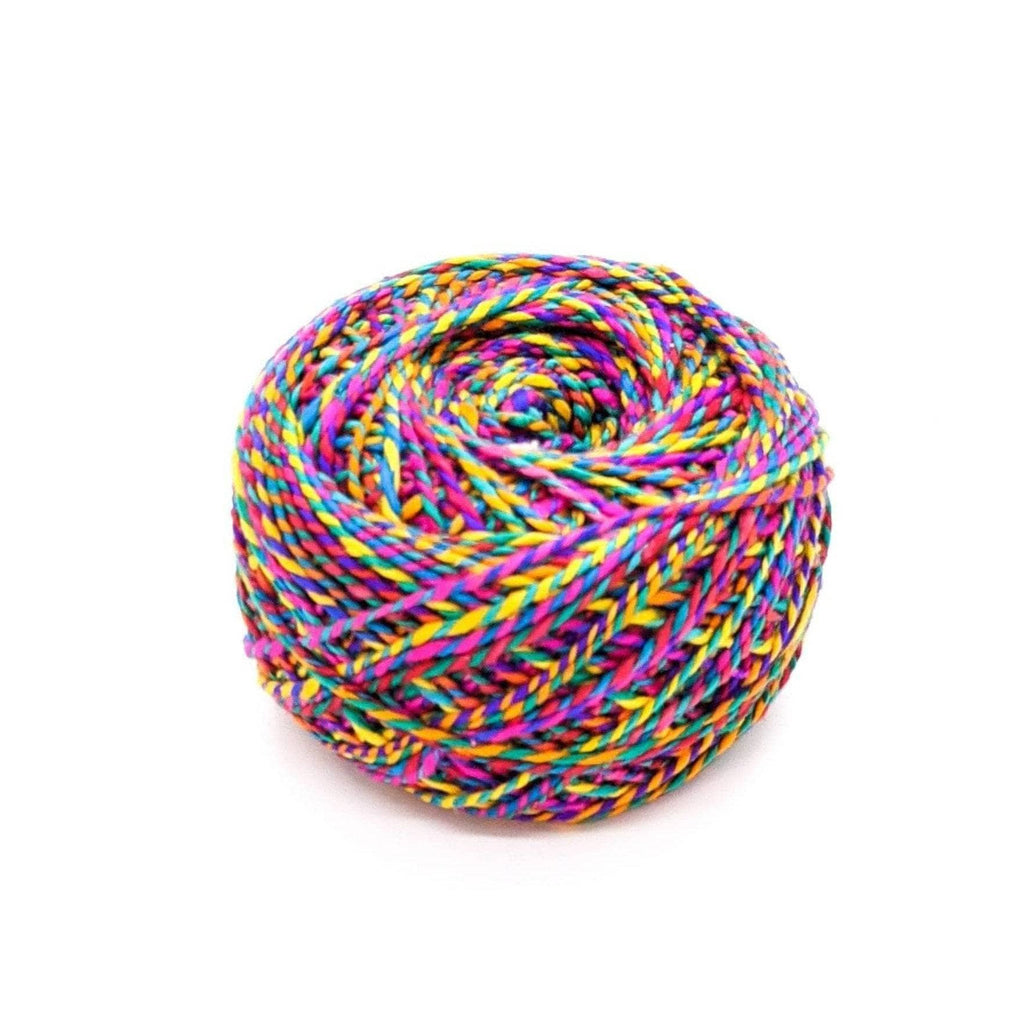Darn Good Yarn Darn Good Twist Sport Weight Silk Yarn — product on model