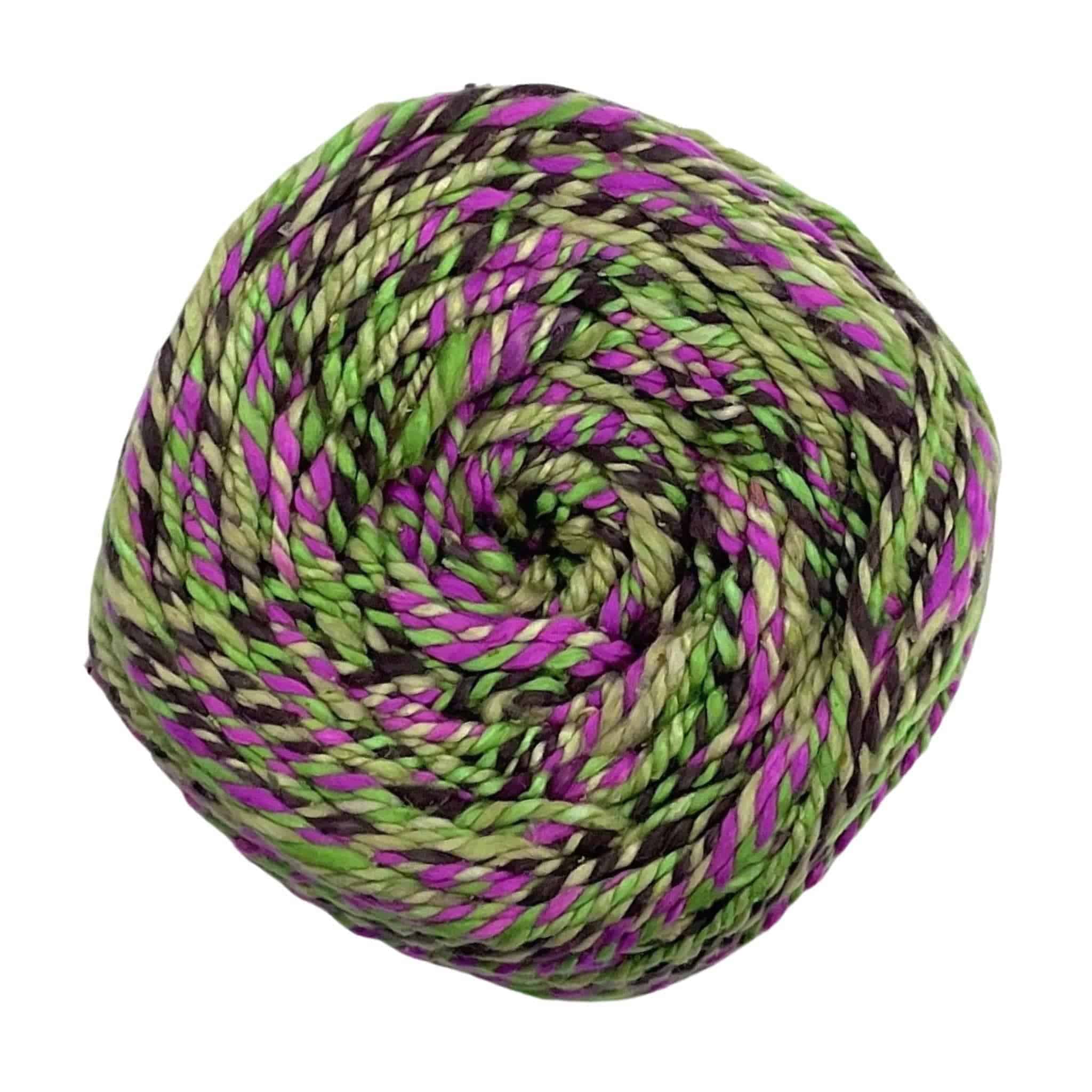Darn Good Yarn Darn Good Twist Sport Weight Silk Yarn — fabric or material detail